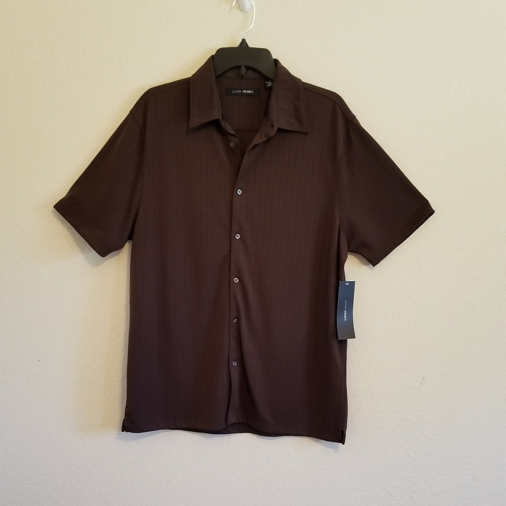 👚Button Down Henley Shirt